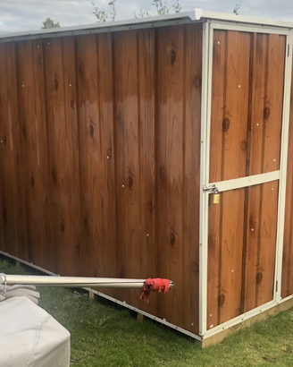 deposito attrezzi giardino 175x307cm fin legno