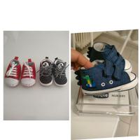 3paia scarpine neonato n.17 e 18