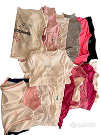 Set 14 maglie +canottieri 6-10 anni