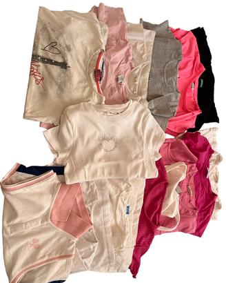 Set 14 maglie +canottieri 6-10 anni