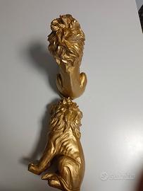 Oggetto decorativo statuetta Leone 