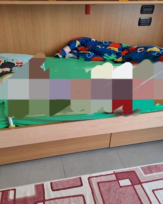 letto singolo con rete