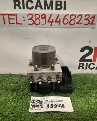 CENTRALINA ABS SMART ForTwo Cabrio (W453) 22651065