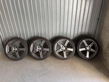 4 Cerchi in lega Enzo 18" Audi A3 A4 VW Seat Skoda