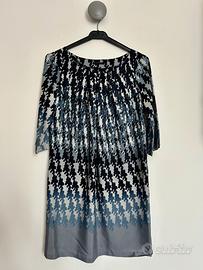 Abito azzurro/grigio Sisley