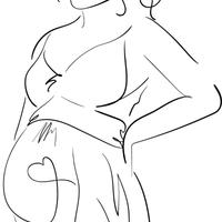 disegni lineari personalizzati da foto