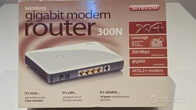 Modem Router Sitecom 300N -X4