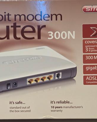 Modem Router Sitecom 300N -X4