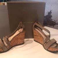 Scarpe zeppa fabiana filippi 39 tortora