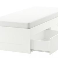 Struttura letto con cassetti Brimnes Ikea