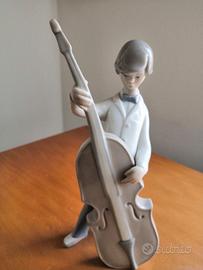 ragazzo col contrabbasso Lladró 