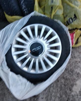 6 Cerchi in lega 15" Fiat 500