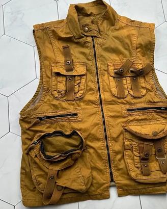 GILET SMANICATO MIL TEC   TAGLIA M-L  militare