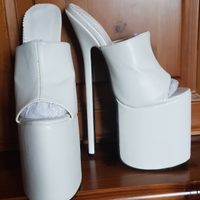 Scarpe sexy tacco altissimo nuove in pelle