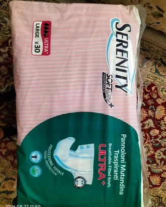 pannoloni serenity soft dry taglia L