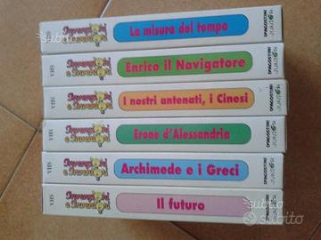 VHS "Invenzioni e Inventori" DeAgostini Junior