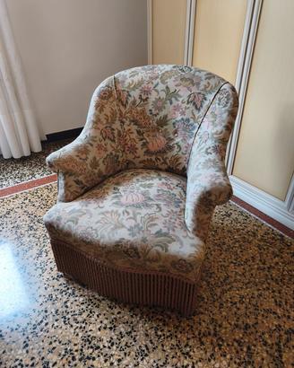 Poltroncina vintage da camera, negozio vintage 