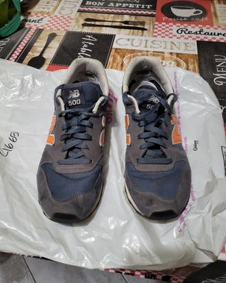 Scarpe uomo sportive New balance 500 n.45.5 grigie