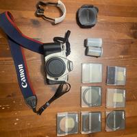 Canon EOS 300 + Accessori + Zaino