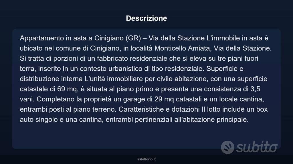 Appartamento – Cinigiano, Monticello Amiata - Vista 3