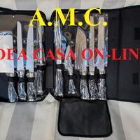 AMC 9 GRANDI COLTELLI PROFESSIONALI DA CHEF SUSHI