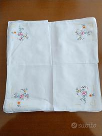 Fazzolettini donna da borsetta ricamati vintage