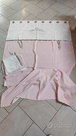 coppia di tende petite princesse rosa