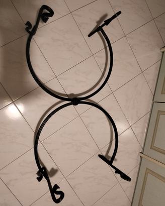 Tavolino ferro battuto artigianale-stile classico