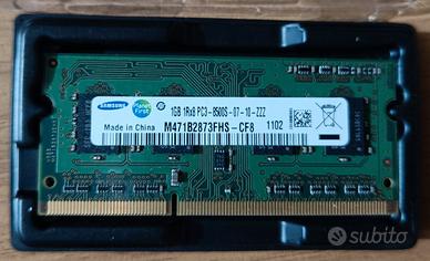RAM DDR 3 SODIMM 1GB NOTEBOOK NETBOOK 