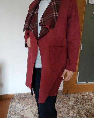 Spolverino bordeaux donna