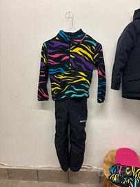 Completo snowboard bambino  Burton 4/6 anni