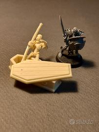 Terrain wargame "Gravestones + Skeleton" 28mm 32mm