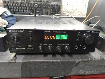 Amplificatore Sunbuck AV80 btper hifi e karaoke
