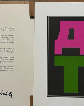 Serigrafia Polimaterica - Marco Lodola - DETI