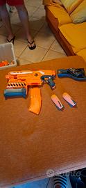 Nerf fucile e mitra più colpi