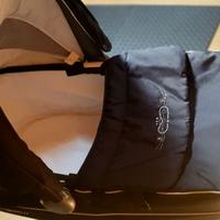 Trio inglesina ottutto crystal blu