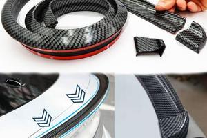 SPOILER Posteriore Maserati Lama Cofano CARBONIO