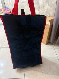 Carrello spesa pieghevole con ruote