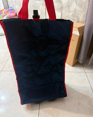 Carrello spesa pieghevole con ruote
