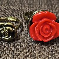 Anelli Rosa Incantata La Bella e la Bestia 🥀