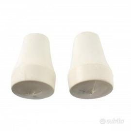 Coppia gommini cavalletto Vespa PK e PX bianchi