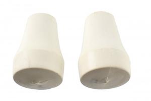 Coppia gommini cavalletto Vespa PK e PX bianchi