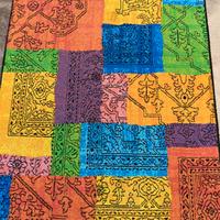 Tappeto patchwork colori vivaci 