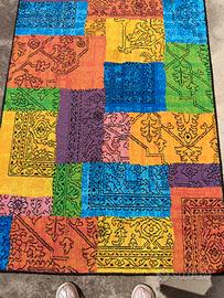 Tappeto patchwork colori vivaci 