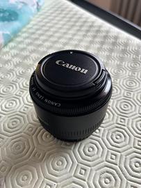 Canon obiettivo 50 mm