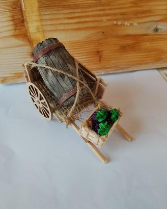 carro con botte e uva