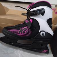 pattini da ghiaccio k2 kinetic ice nr. 37 nuovi