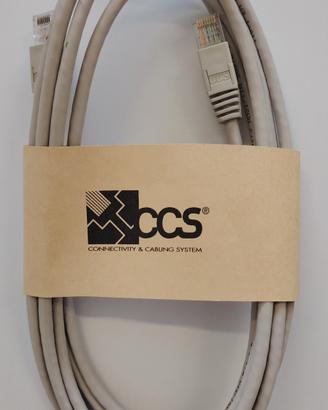 Cavo Patch cord CCS RJ45-RJ45 Cat.6 