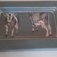 mattonella legno vintage anni 80 cm30x20