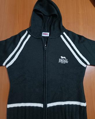 Felpa Lonsdale con zip (taglia L  14-16 anni)